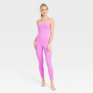 Small Aritzia Dupe Brushed Sculpt Full Length Bodysuit - All in Motion